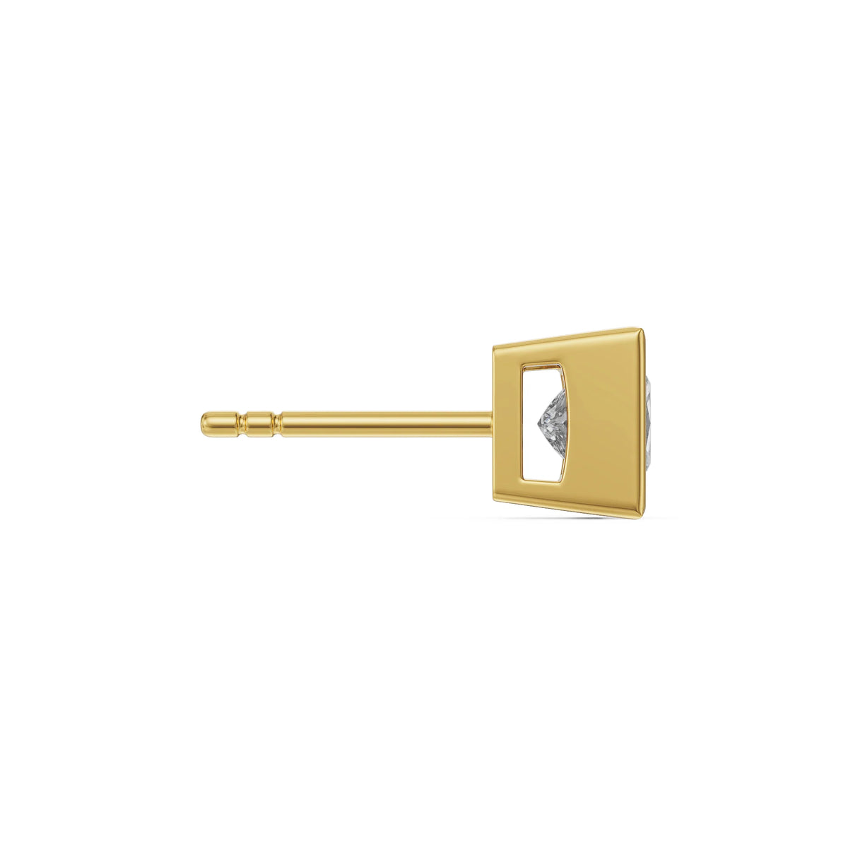 1 CT Lab Grown Diamond Solitaire Studs for Men 9KT