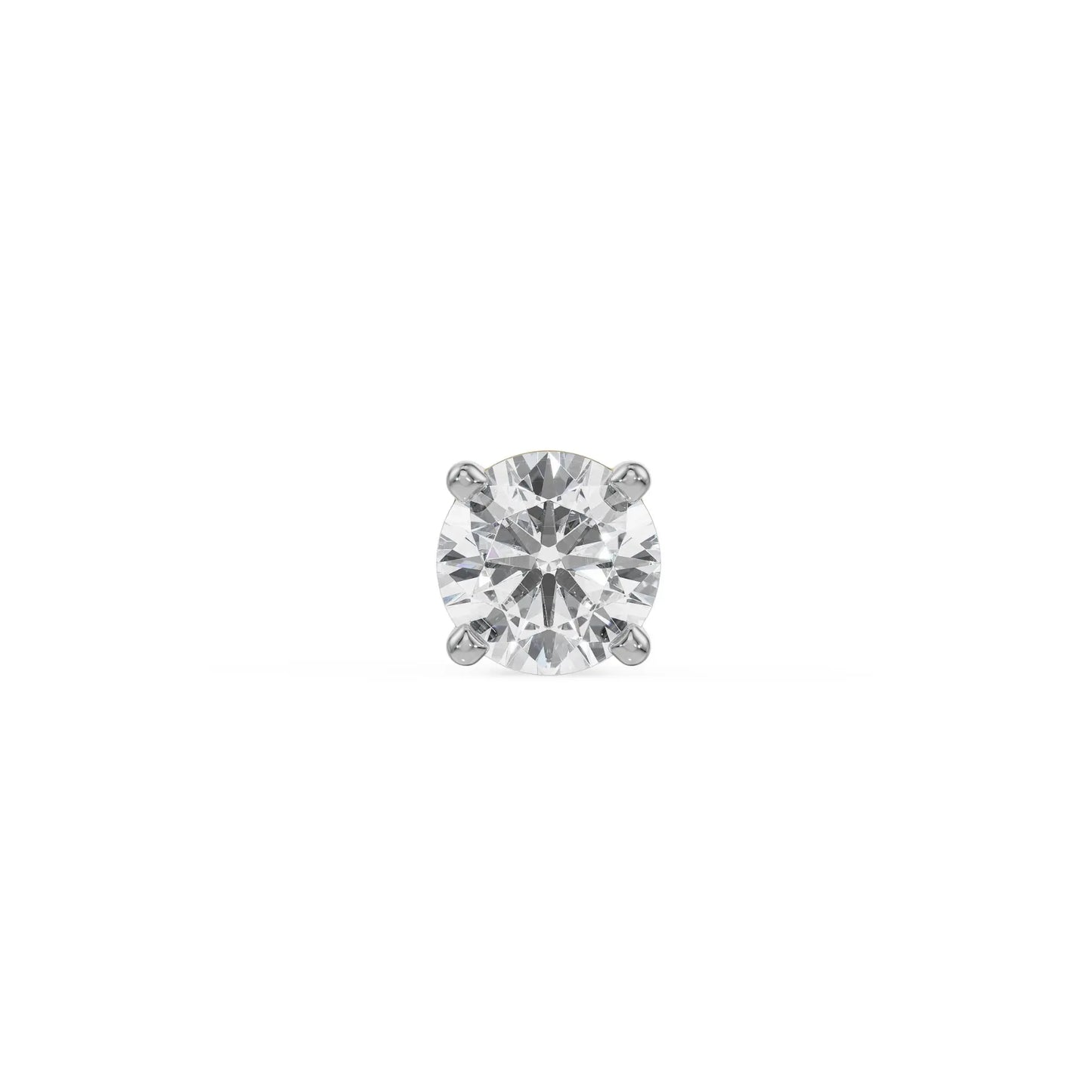 Victor Round Lab Grown Diamond Solitaire Studs for Men 9KT