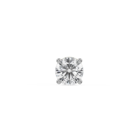 Victor Round Lab Grown Diamond Solitaire Studs for Men 9KT