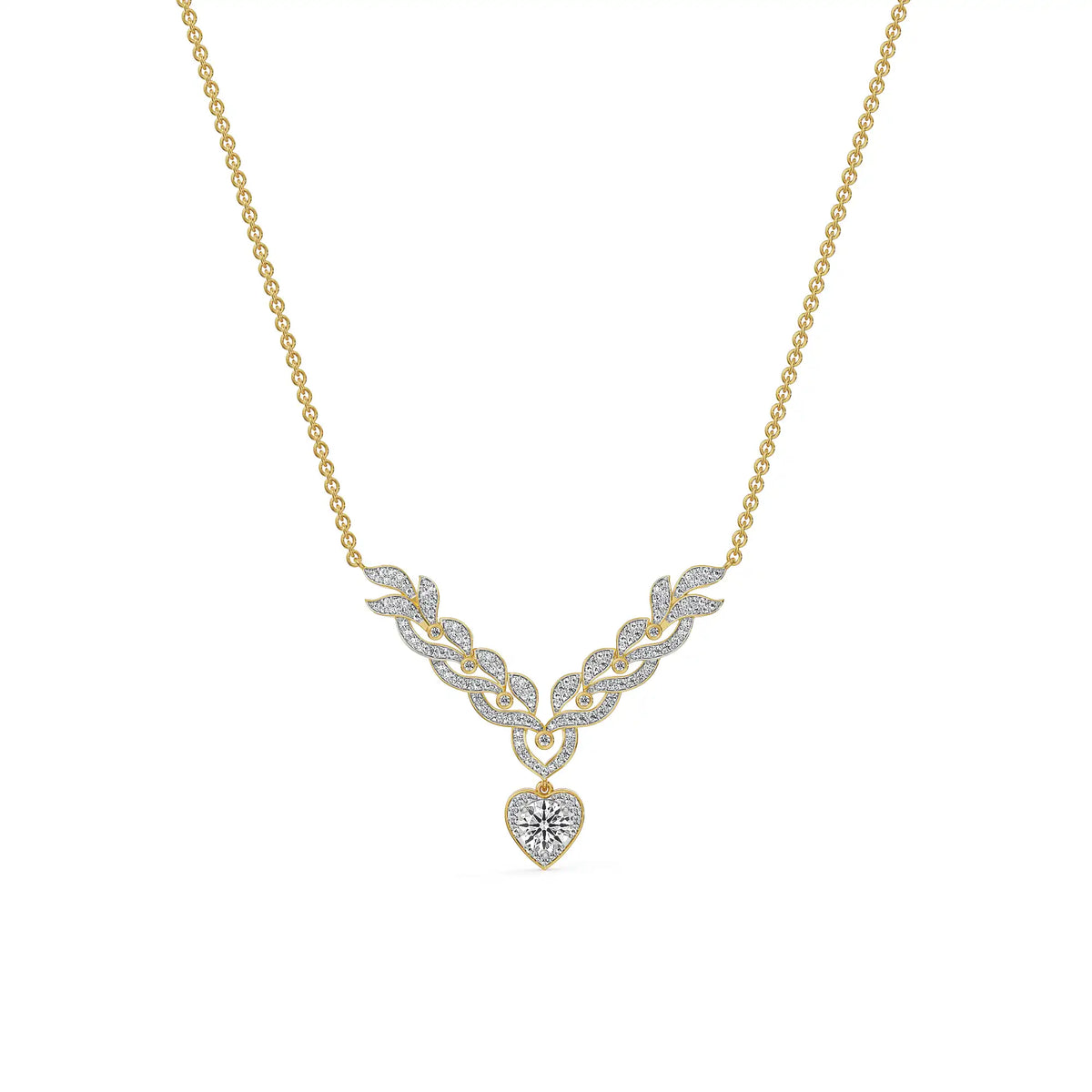Heartwoven Hearts & Arrows Lab Grown Diamond Necklace