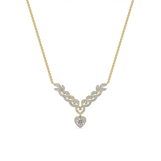 Heartwoven Hearts & Arrows Lab Grown Diamond Necklace