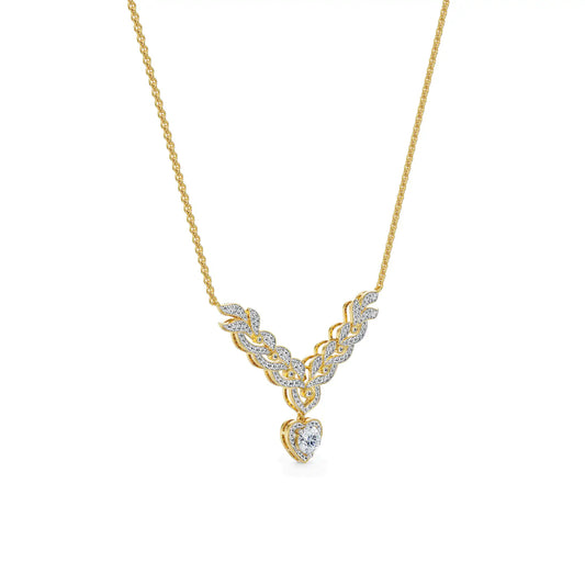 Heartwoven Hearts & Arrows Lab Grown Diamond Necklace