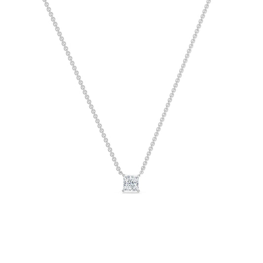 1 CT Princess Lab Grown Diamond Necklace 9KT