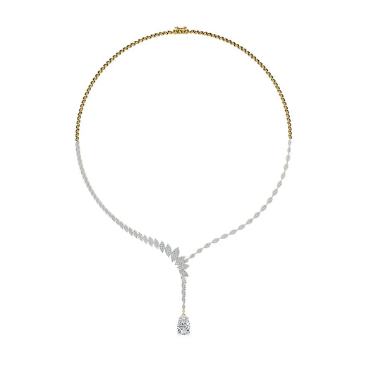 Frostfall Vine Lab Grown Diamond Necklace 9KT