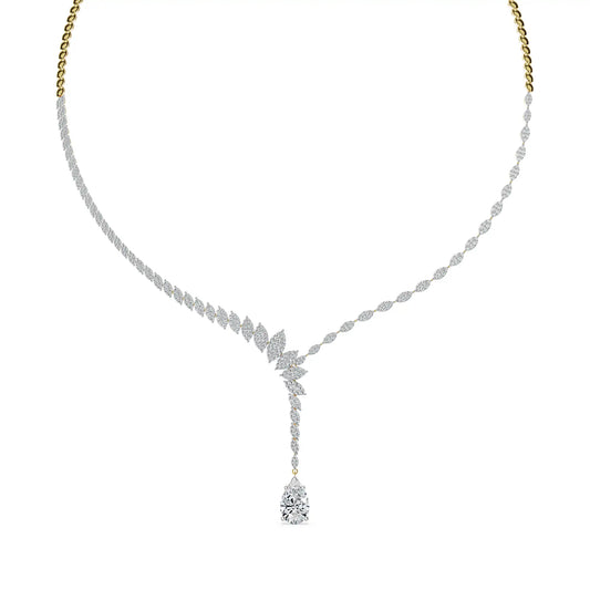 Frostfall Vine Lab Grown Diamond Necklace 9KT