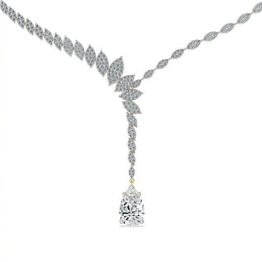 Frostfall Vine Lab Grown Diamond Necklace 9KT