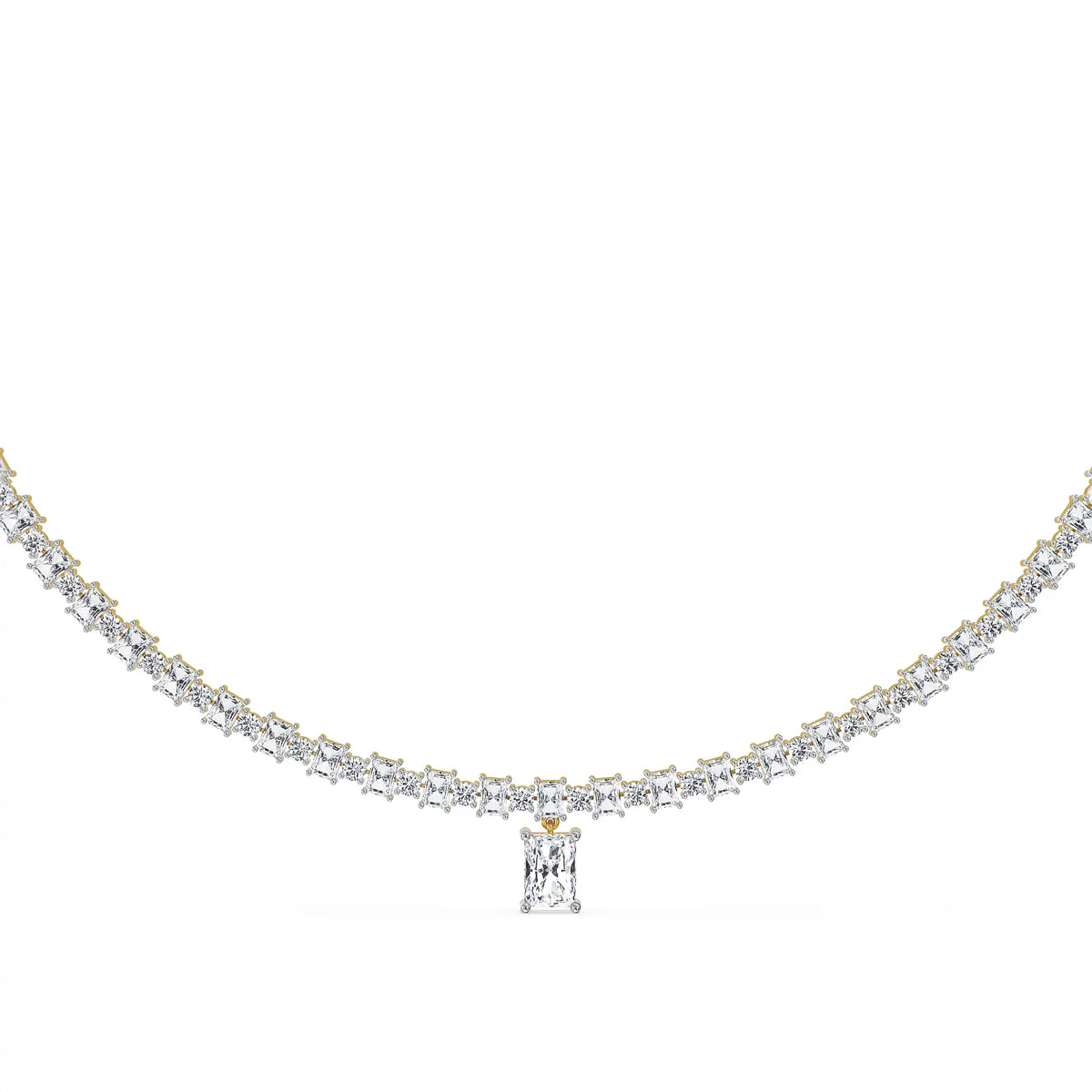 Celeste Lab Grown Diamond Tennis Necklace