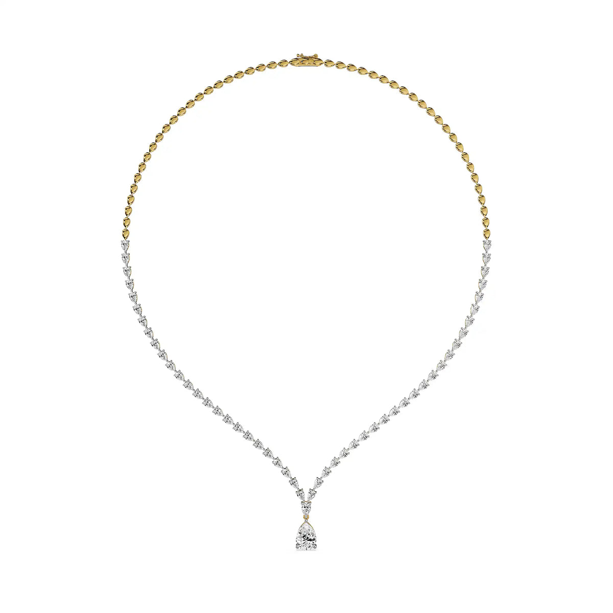 Raindrop Lab Grown Diamond Necklace