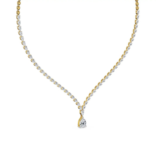 Raindrop Lab Grown Diamond Necklace