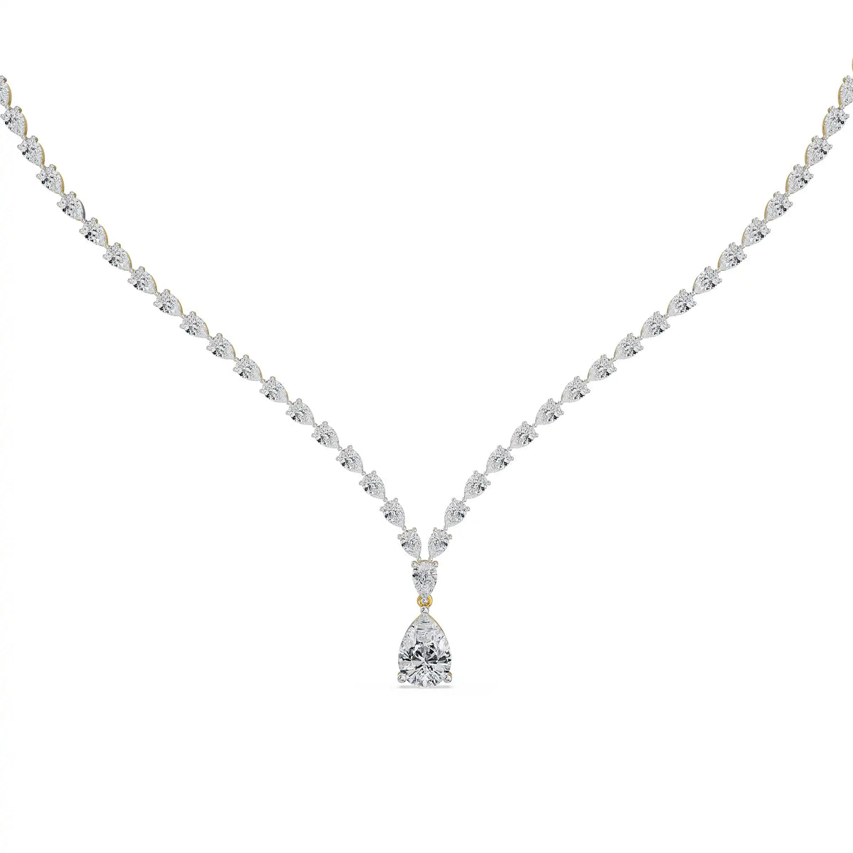 Raindrop Lab Grown Diamond Necklace