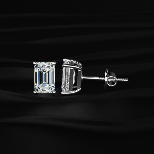 Emerald Diamond Earrings