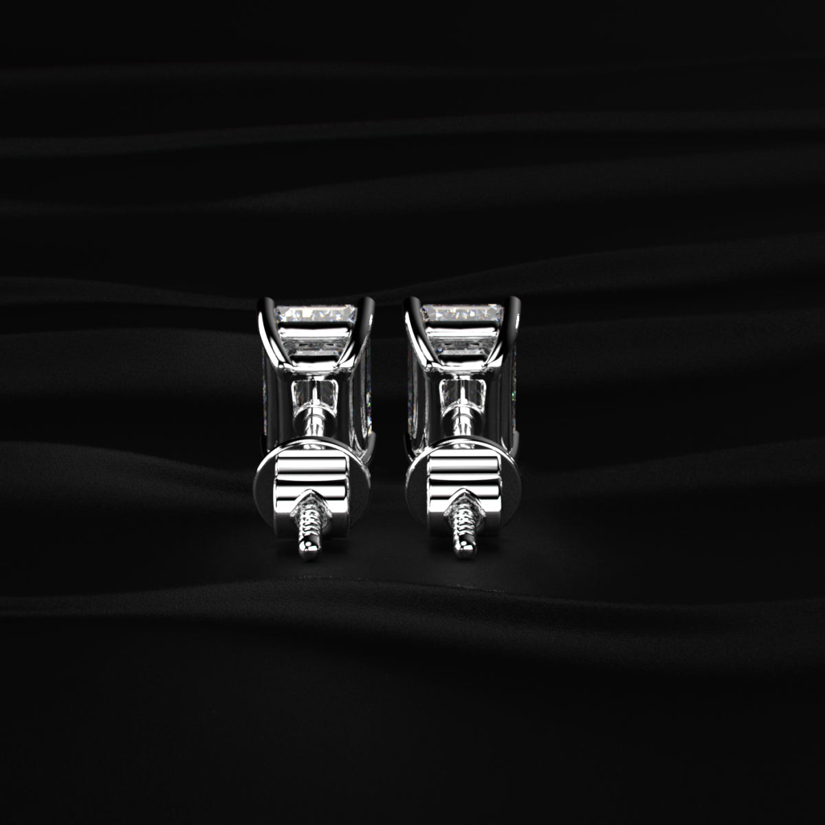 Emerald Diamond Earrings