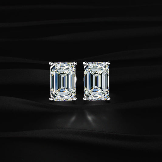 Emerald Diamond Earrings