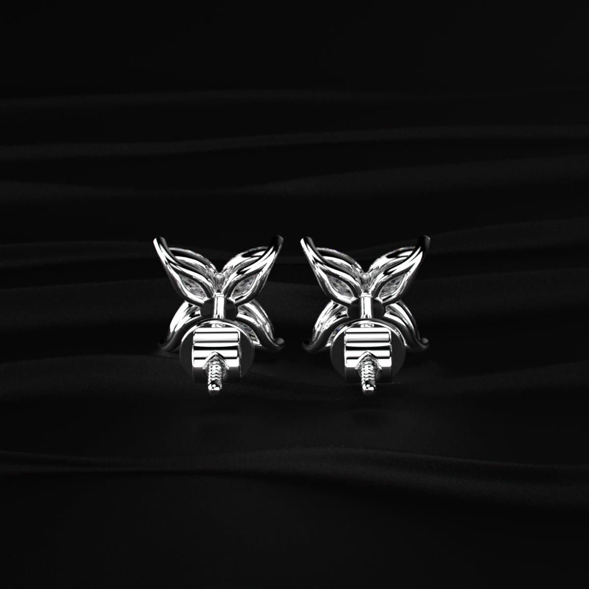 4 Marquise Diamond Earrings