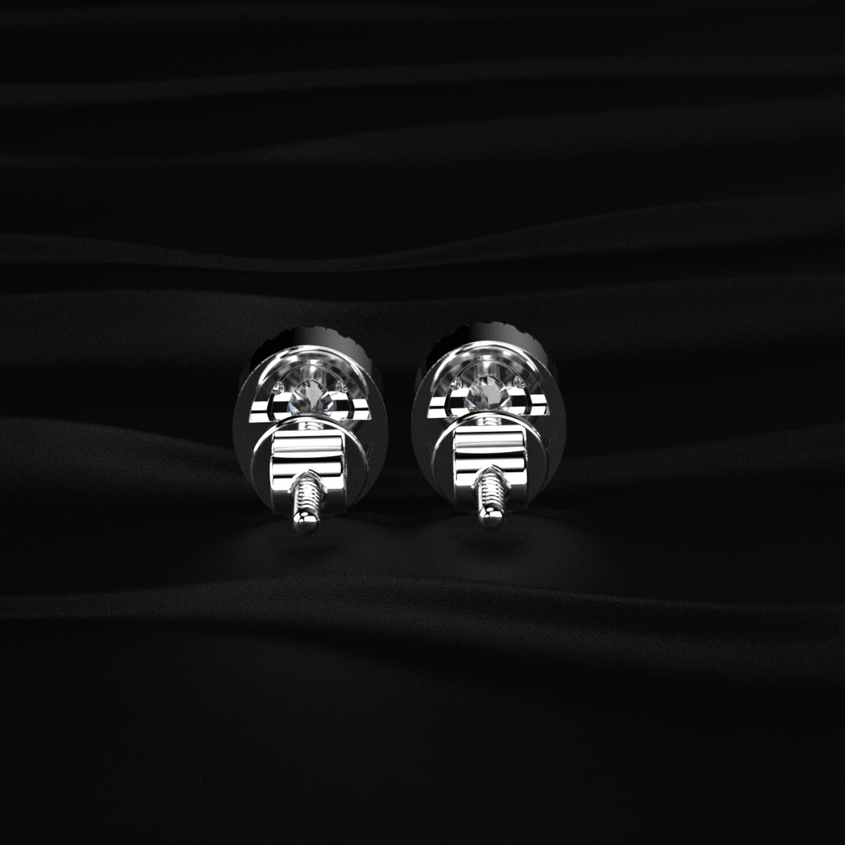 Oval Diamond Halo Earrings