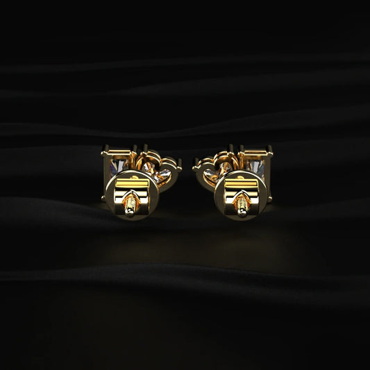 Lab Diamond Radiant And Heart Cut Toi Et Moi Earrings