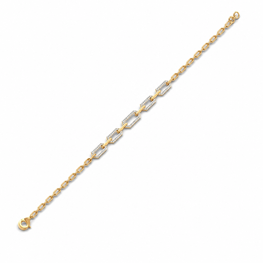 Linking In Love Diamond Bracelet