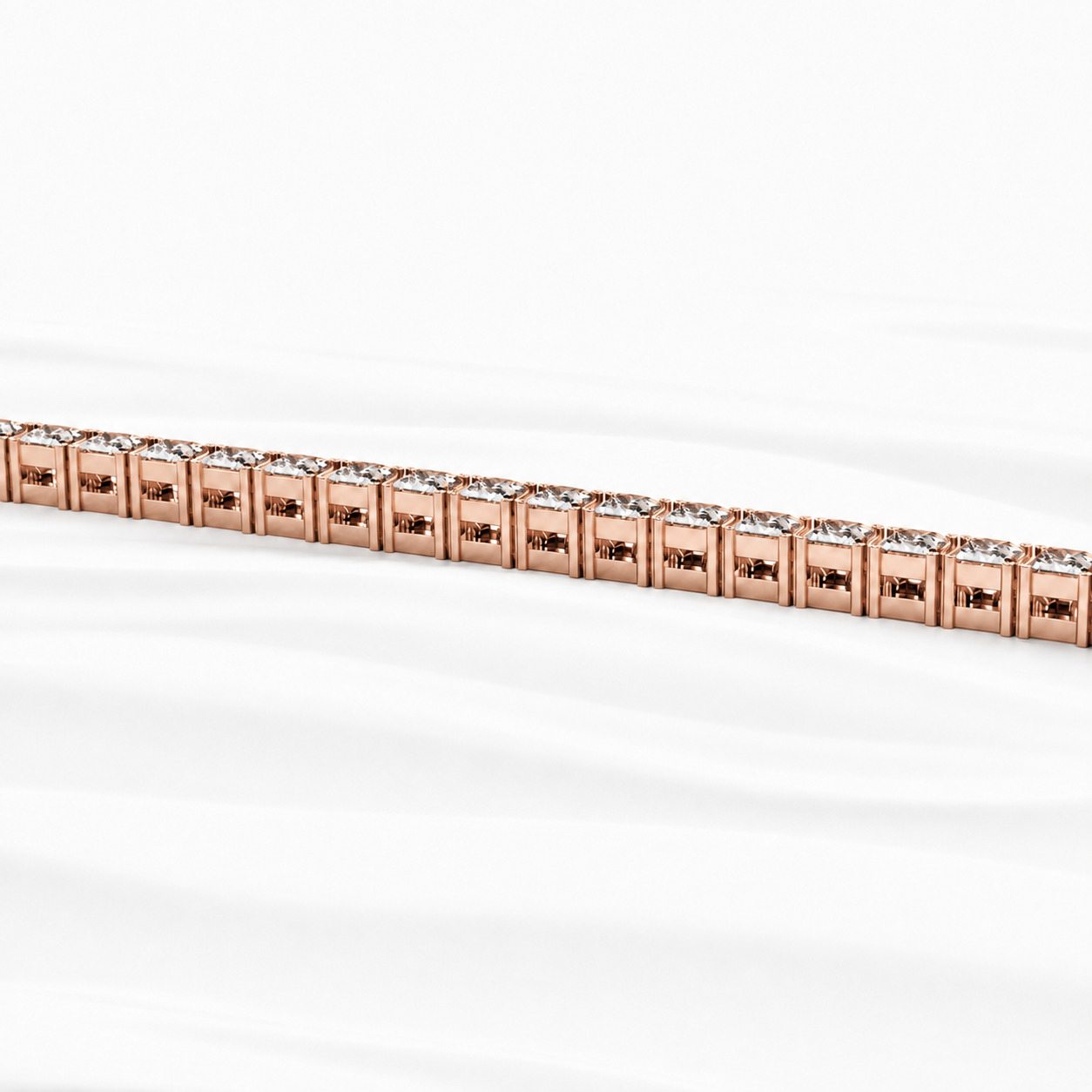 Princess Diamond Tennis Bracelet