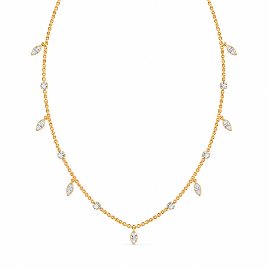 Velora Link Diamond Necklace