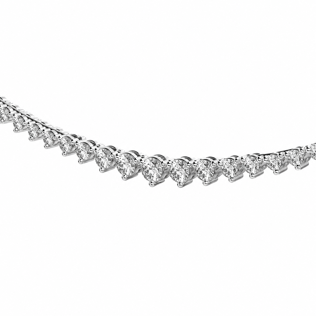 Queens Diamond Cluster Necklace For Women