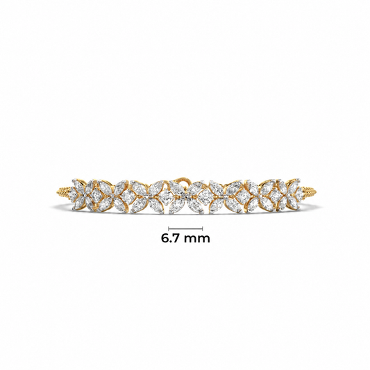 Mixed-Cut Marvel Diamond Bracelet