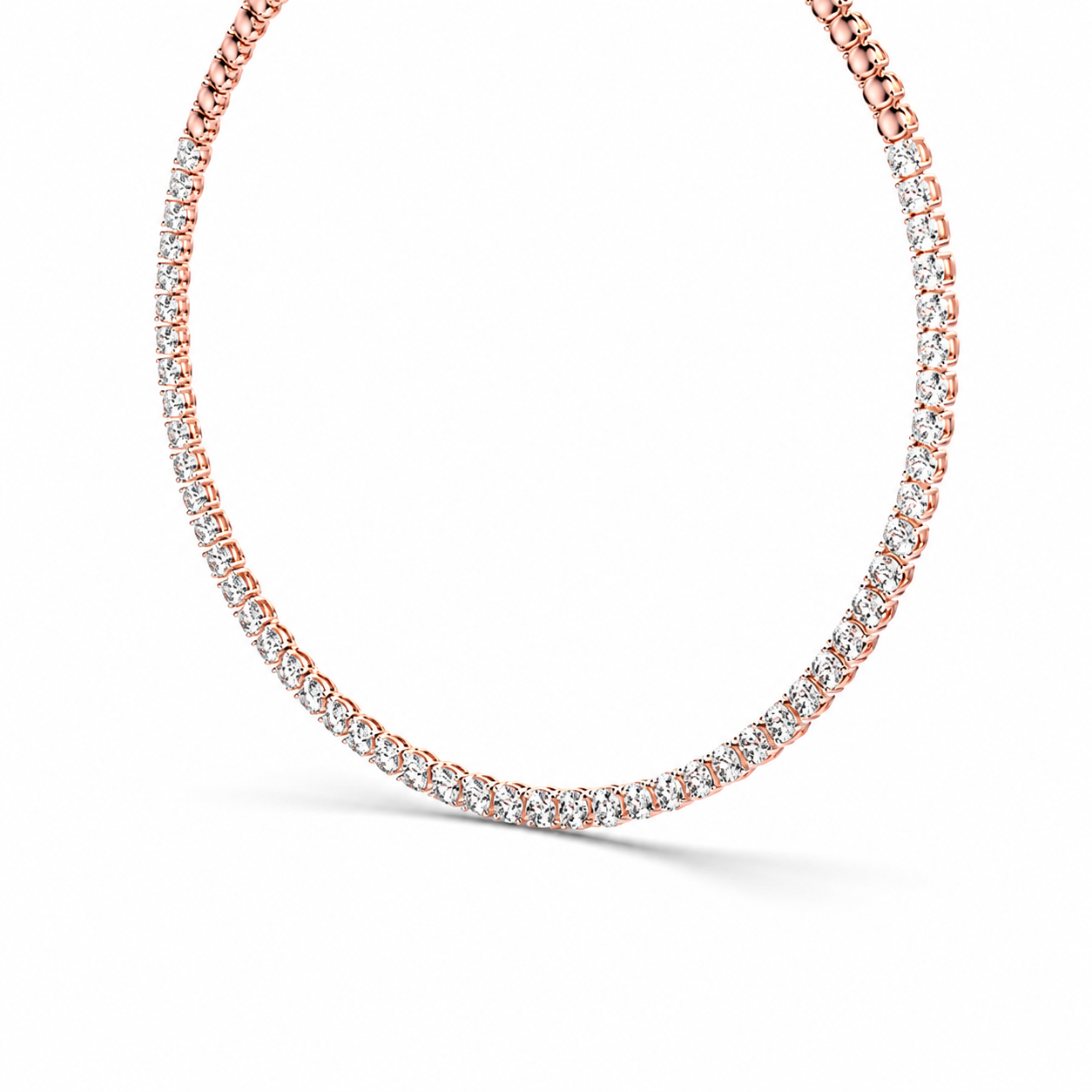 Romantic Aura Diamond Cluster Necklace
