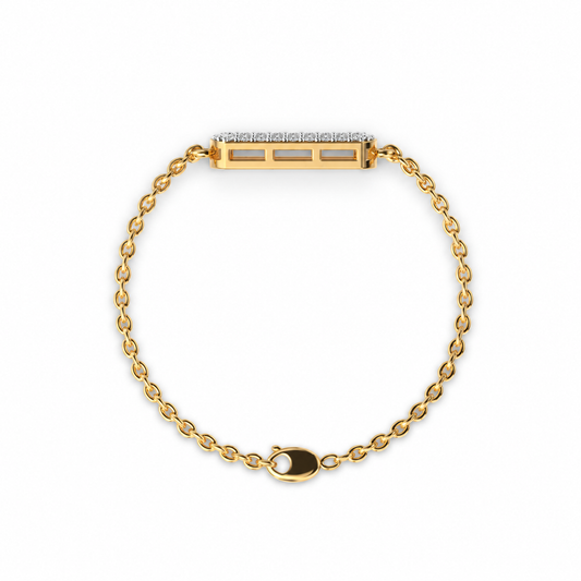 Delicate Diamond Chain Bracelet