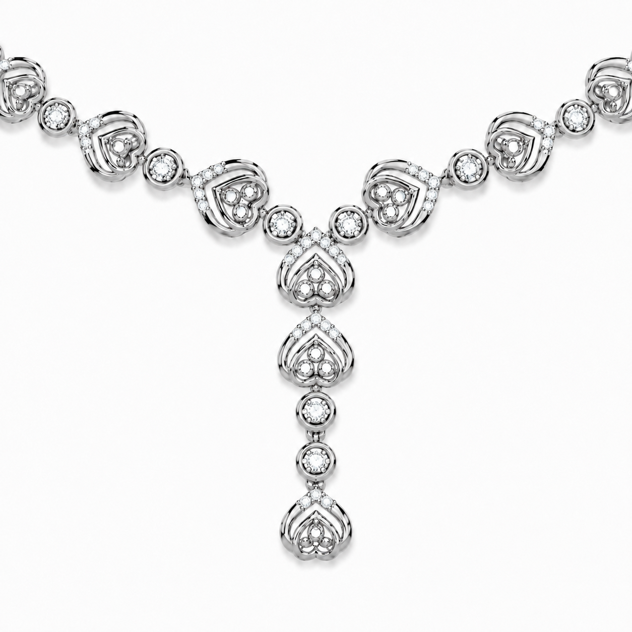 The Ginevra Round Diamond Necklace