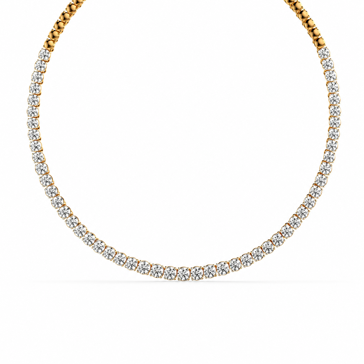 Romantic Aura Diamond Cluster Necklace