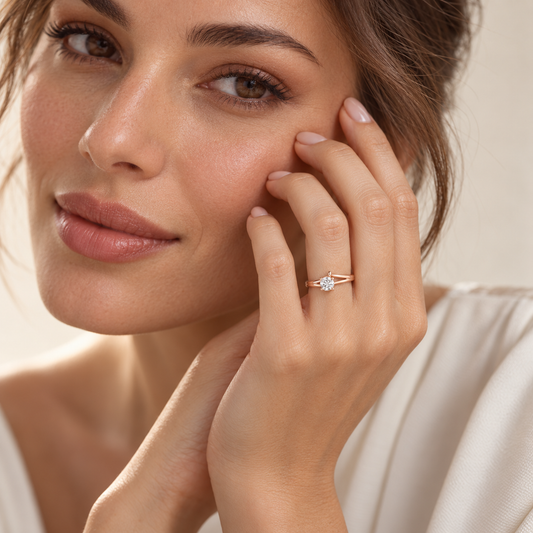 Casey Round Diamond Ring