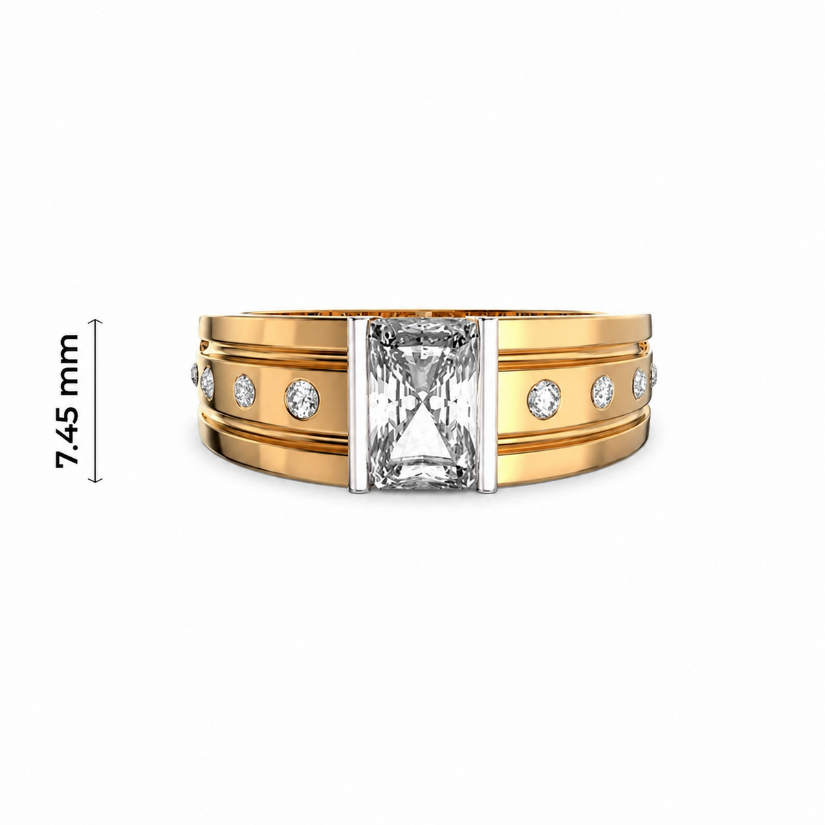 Radiance of Divinity Diamond Ring For Men