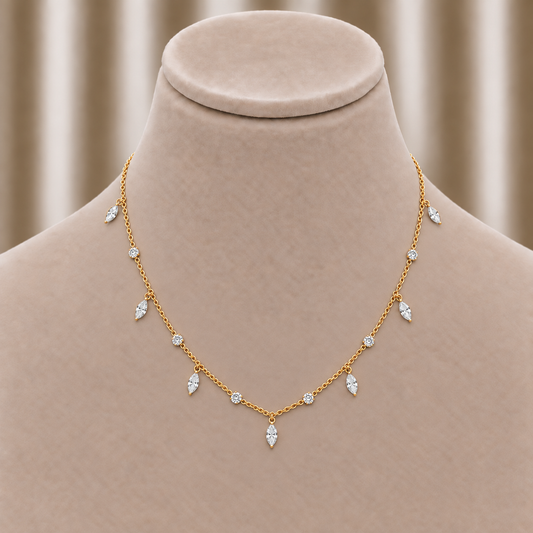 Velora Link Diamond Necklace