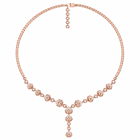 The Ginevra Round Diamond Necklace