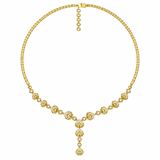 The Ginevra Round Diamond Necklace