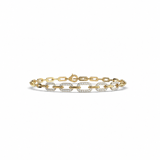 Pureline Link Line Diamond Bracelet