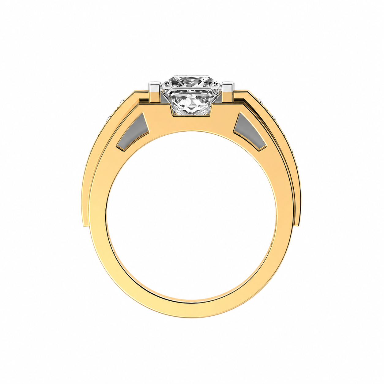 Imperial Square Diamond Ring for Men