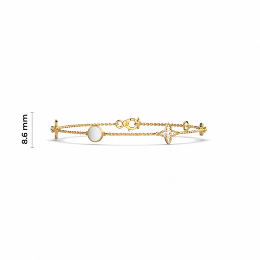 Finnech Gilded Diamond Bracelet