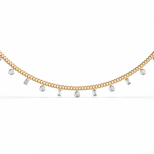 Minimal Elise Diamond Necklace