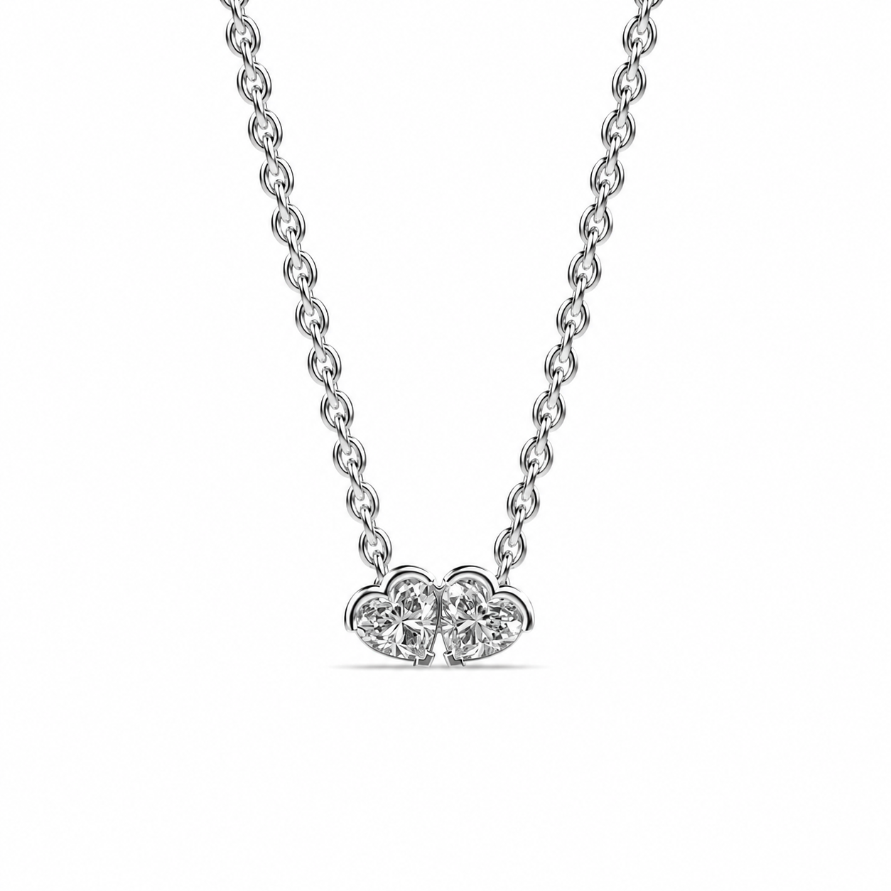 Heart Toi Et Moi Diamond Pendant (With Chain)