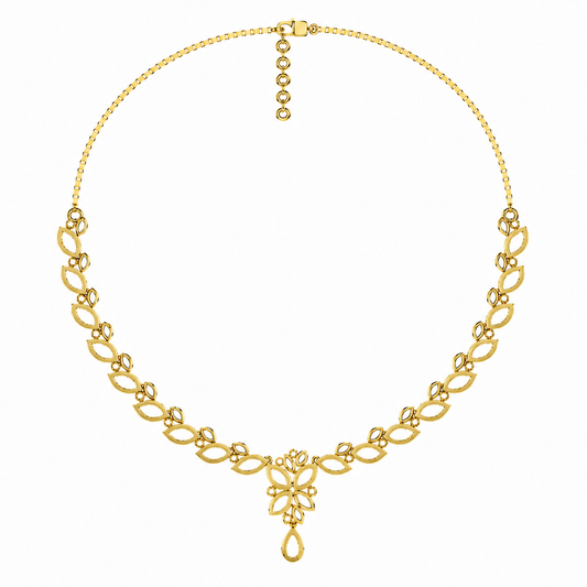 The Alessandra Round Diamond Necklace