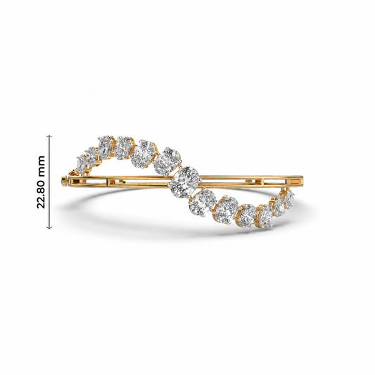Pretty Twist Diamond Bracelet