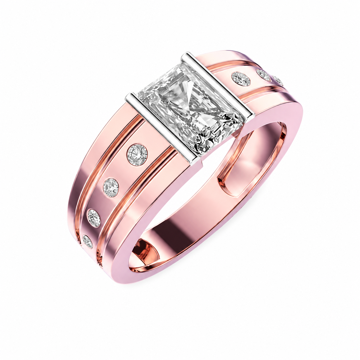 Radiance of Divinity Diamond Ring For Men