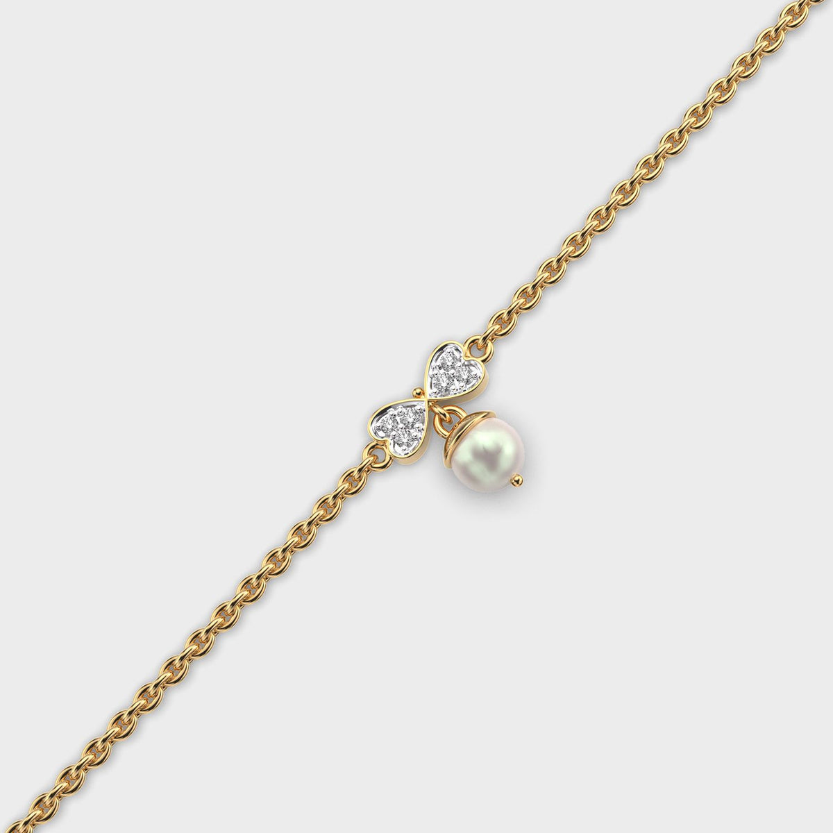 Sleek Horizon Diamond Bracelet
