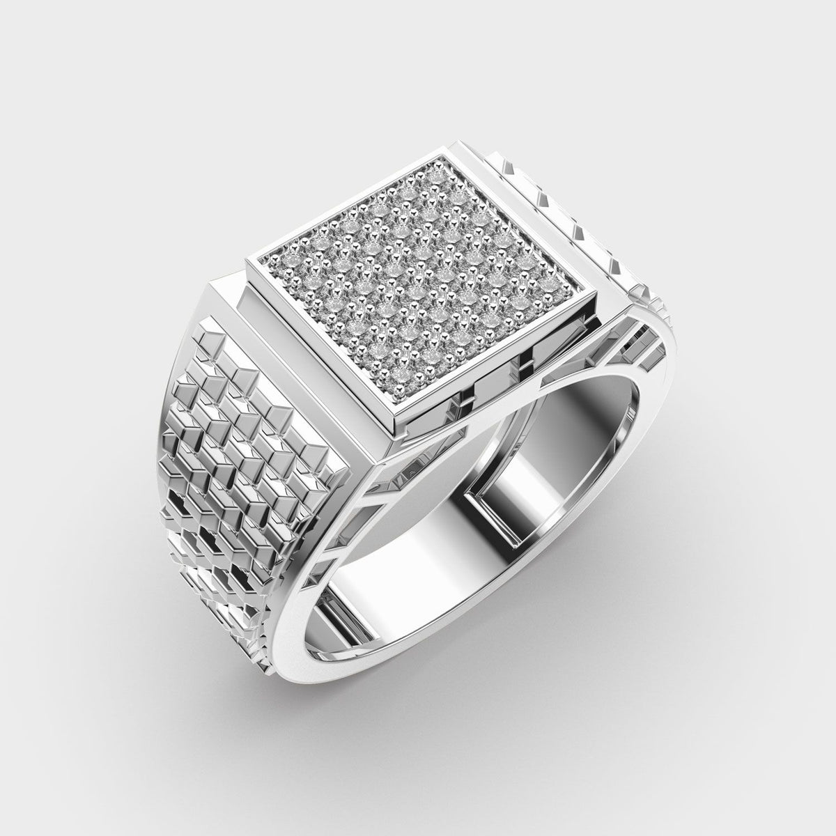 Crowned Hero Diamond Ring For Men - View 8