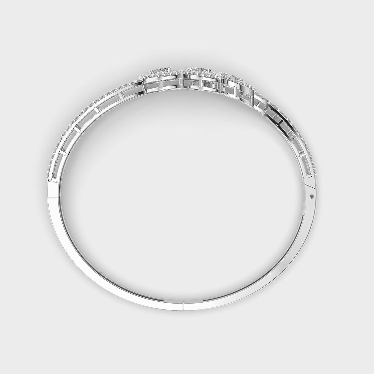 Shimmering Daffodils Diamond Filigree Bracelet