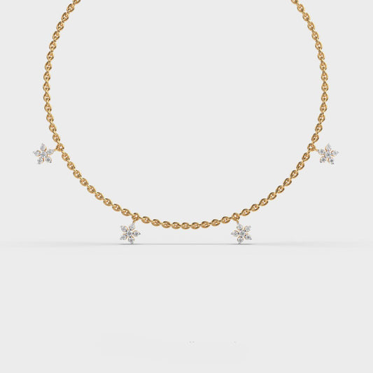 Star Drop Diamond Bracelet