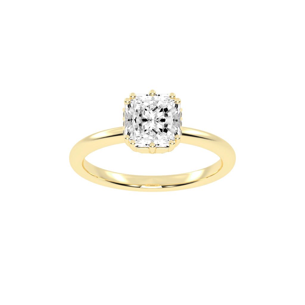 Solatriair Radiant Shape Lab Diamond Ring