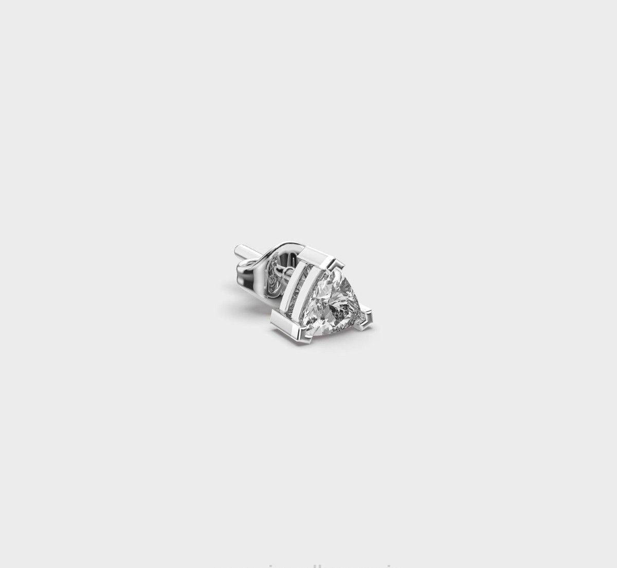 Elite Trillion Diamond Studs for Men