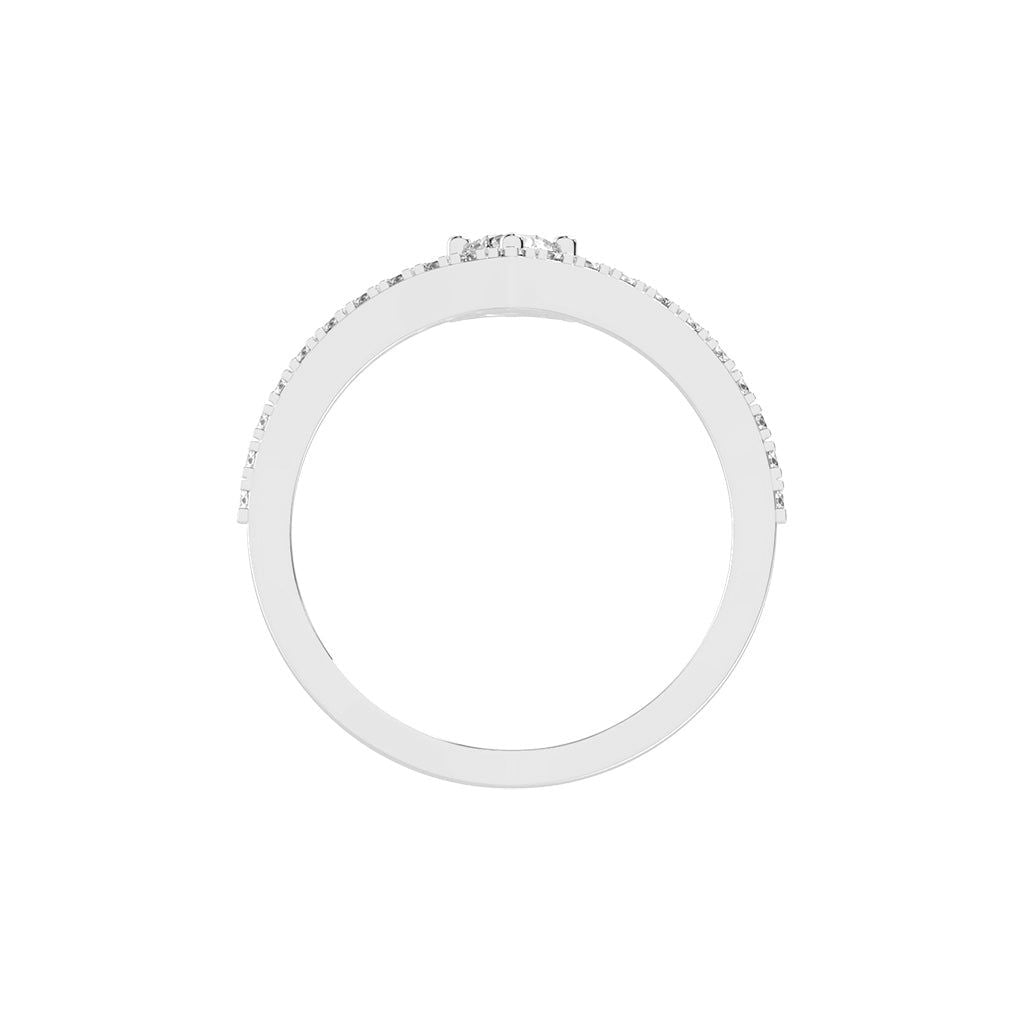 Classic V-Arch Solitaire Ring