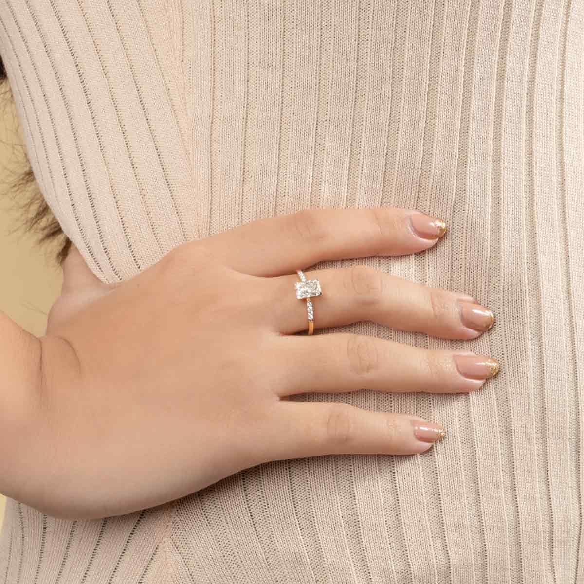 Glory Days Radiant Cut Diamond Ring - View 14